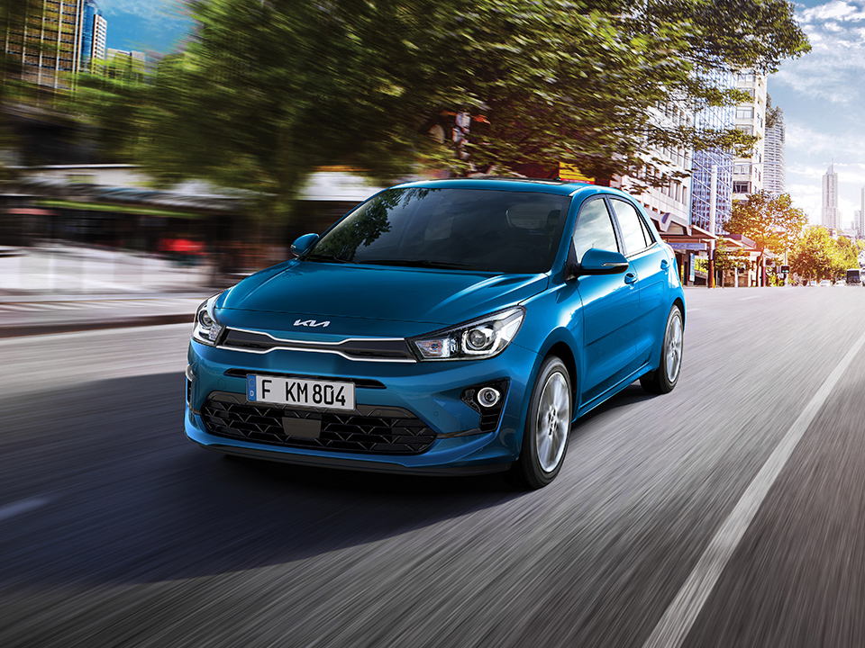 Kia Rio Fahrdynamik, Aussenansicht, vorne links